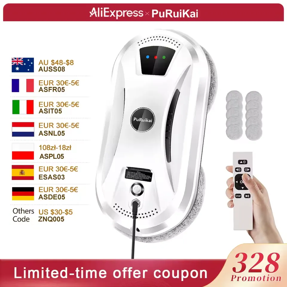 Robot Aspirador Ultrafino Servicios web -Evita concentrar en un solo lugar