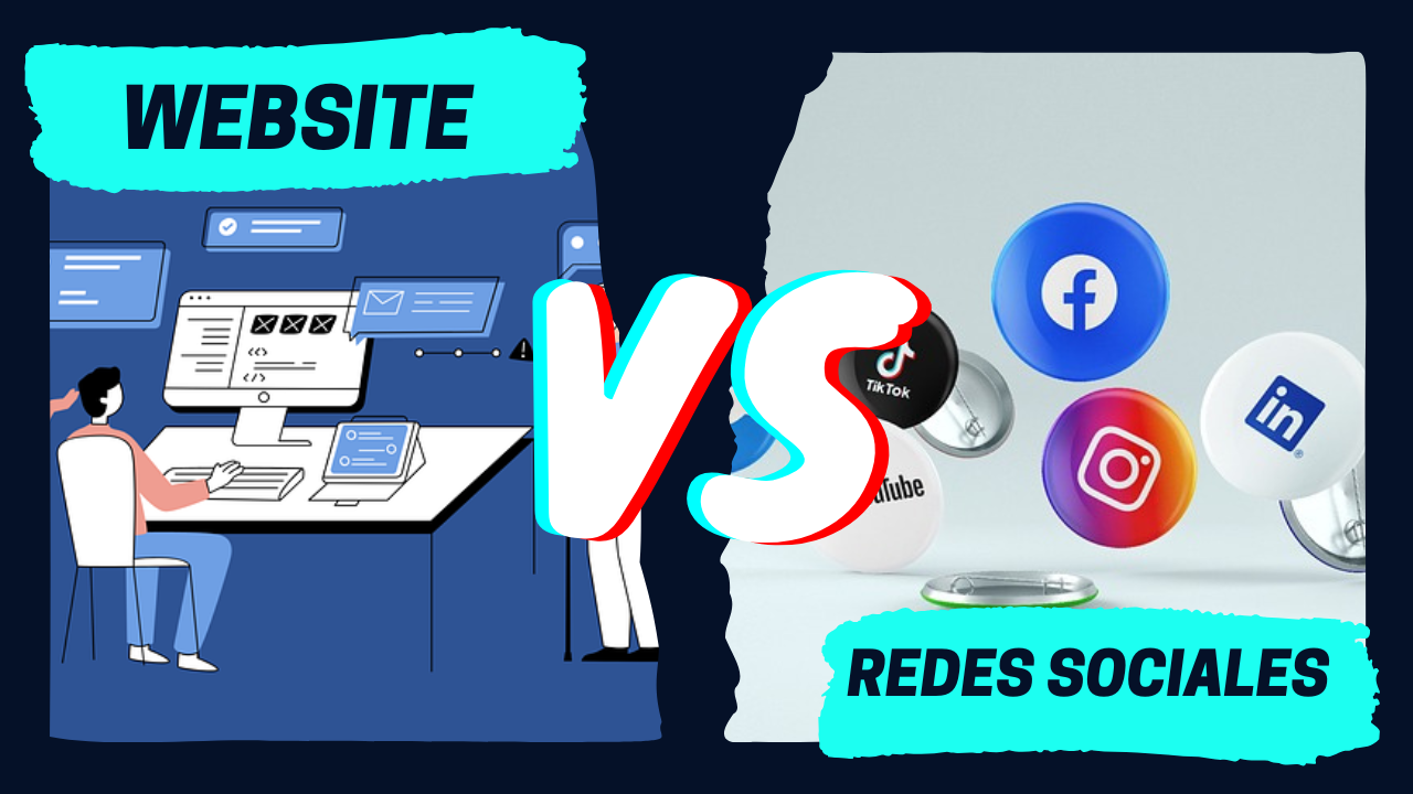 página Web vs Redes Sociales